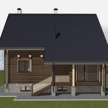 Проект деревянного дома «Боровой». Архитектор: Сергей Косинов