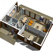 Проект индивидуального жилого дома «Oversize». Архитектор: Дмитрий Антонов