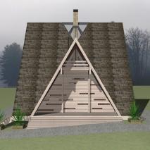 Проект дома для загородного отдыха «Тайга». Архитектор: Сергей Косинов